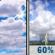 Saturday: Showers and thunderstorms likely after 2pm. Partly sunny, with a high near 73. North wind around 5 mph. Chance of precipitation is 60%. New rainfall amounts less than a tenth of an inch possible. Saturday: Partly Sunny then Showers And Thunderstorms Likely