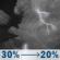 Tonight: A slight chance of showers and thunderstorms before 7pm, then a chance of showers and thunderstorms between 7pm and 4am. Mostly cloudy, with a low around 54. Southwest wind 5 to 10 mph, with gusts as high as 45 mph. Chance of precipitation is 30%. New rainfall amounts less than a tenth of an inch possible. Tonight: Slight Chance Showers And Thunderstorms then Chance Showers And Thunderstorms