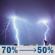 Tonight: Showers and thunderstorms likely. Mostly cloudy, with a low around 64. Southeast wind 0 to 5 mph. Chance of precipitation is 70%. New rainfall amounts between a quarter and half of an inch possible. Tonight: Showers And Thunderstorms Likely