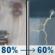 Tuesday: Rain before 5pm, then a chance of rain and isolated thunderstorms. Cloudy, with a high near 50. Northeast wind 0 to 5 mph. Chance of precipitation is 80%. New rainfall amounts between a quarter and half of an inch possible. Tuesday: Light Rain