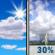 Friday: Isolated showers and thunderstorms between noon and 2pm, then a chance of showers and thunderstorms between 2pm and 3pm, then a slight chance of showers and thunderstorms between 3pm and 4pm. Mostly sunny, with a high near 82. West wind 0 to 5 mph. Chance of precipitation is 30%. Friday: Mostly Sunny then Isolated Showers And Thunderstorms