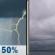 Saturday: Chance Showers And Thunderstorms then Cloudy